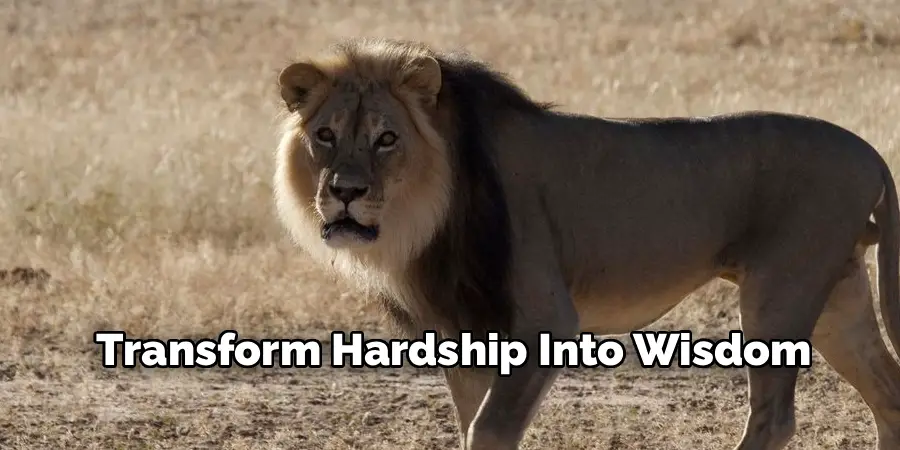 Transform Hardship Into Wisdom