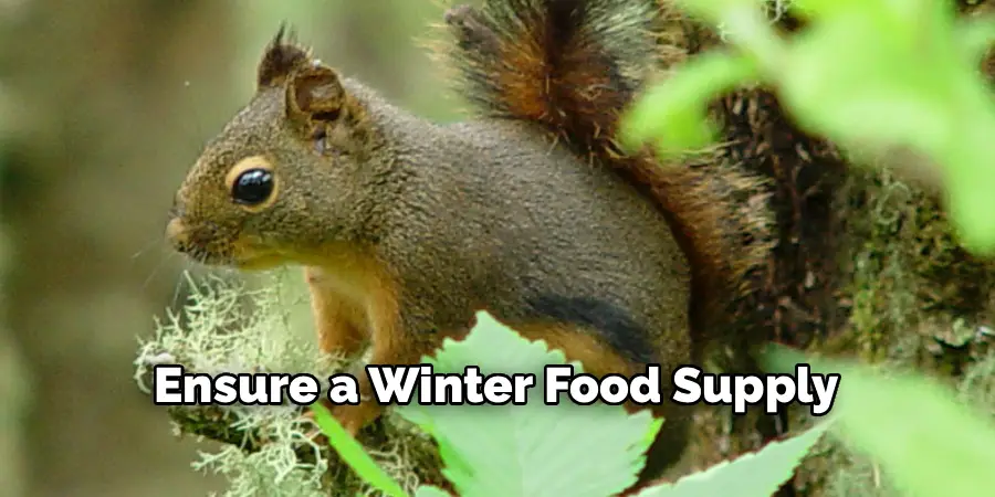 Ensure a Winter Food Supply