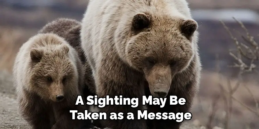 A Sighting May Be Taken as a Message