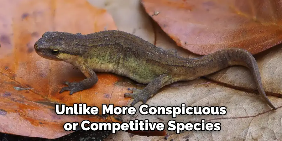 Unlike More Conspicuous
 or Competitive Species