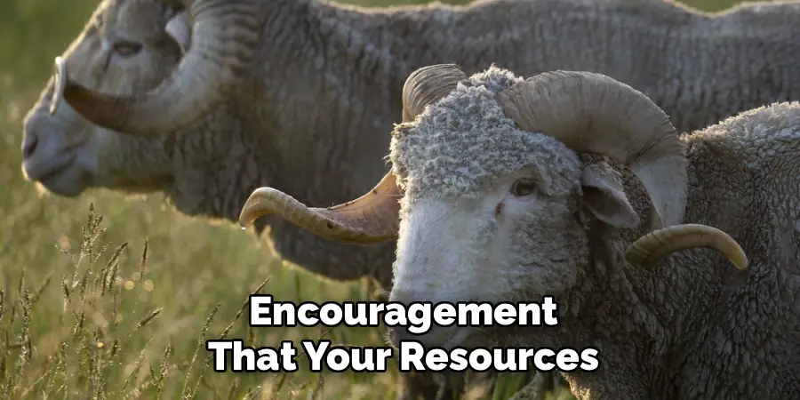 Encouragement
That Your Resources