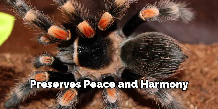 Preserves Peace and Harmony