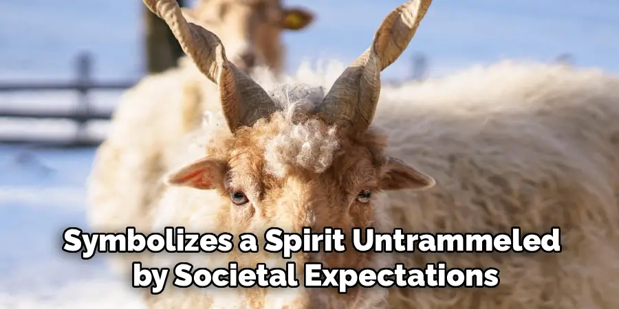Symbolizes a Spirit Untrammeled
by Societal Expectations