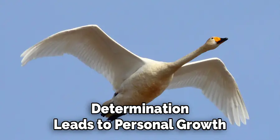 Determination
Leads to Personal Growth