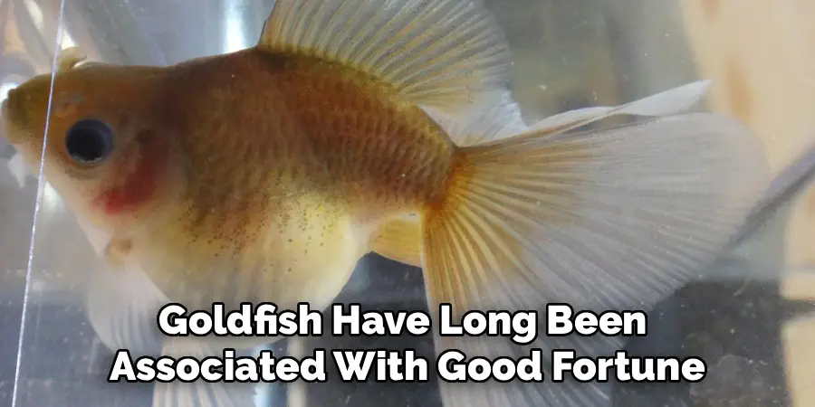 Goldfish Have Long Been 
Associated With Good Fortune
