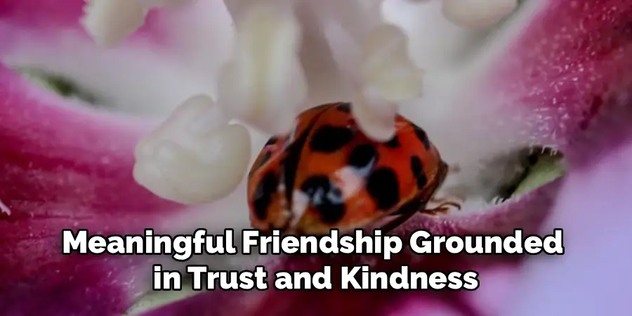 Meaningful Friendship Grounded
 in Trust and Kindness