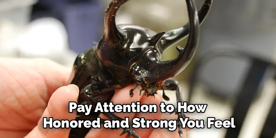 Pay Attention to How
Honored and Strong You Feel