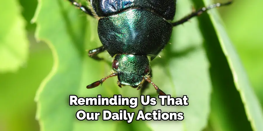 Reminding Us That
Our Daily Actions