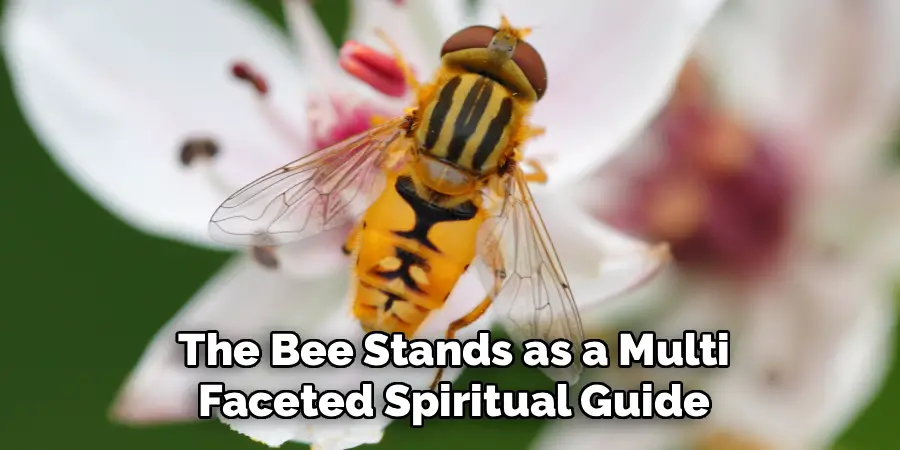 The Bee Stands as a Multi
Faceted Spiritual Guide
