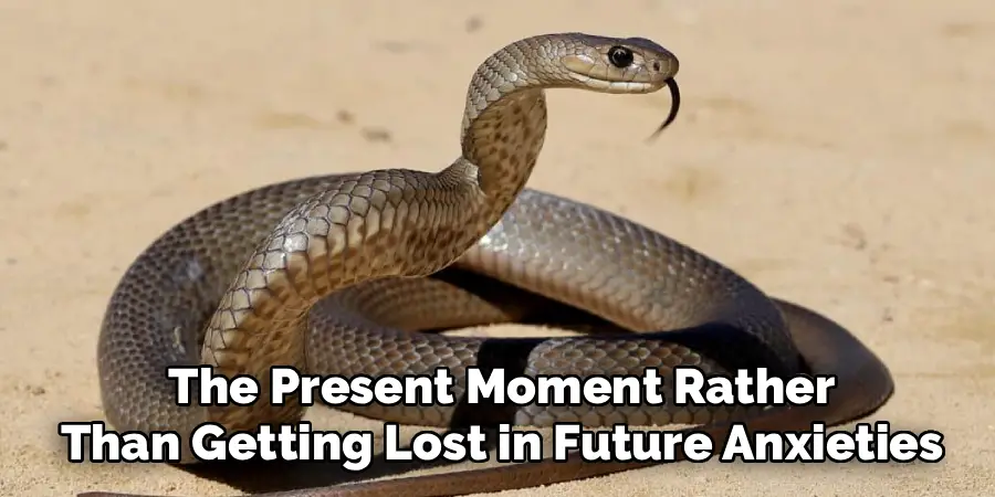 The Present Moment Rather
Than Getting Lost in Future Anxieties