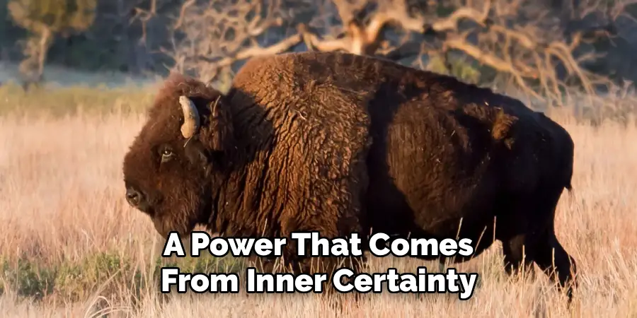 A Power That Comes From Inner Certainty