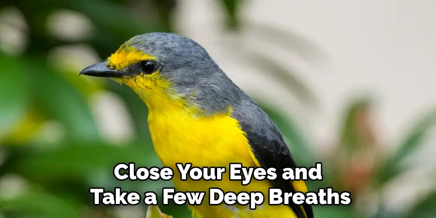 Close Your Eyes and 
Take a Few Deep Breaths