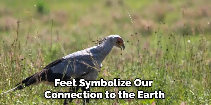 Feet Symbolize Our 
Connection to the Earth