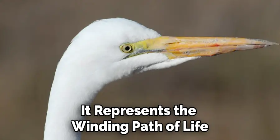 It Represents the
Winding Path of Life