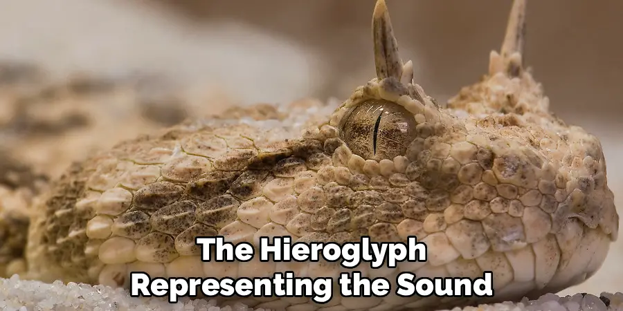 The Hieroglyph Representing the Sound