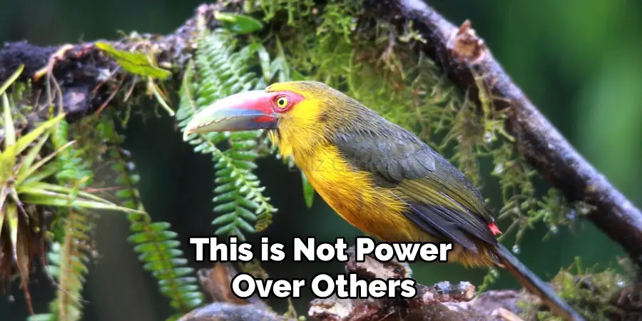 This is Not Power
Over Others