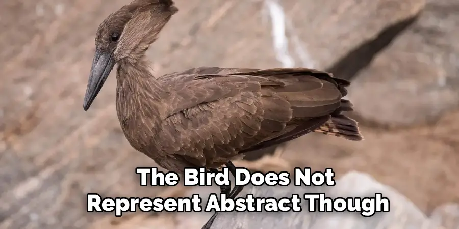 The Bird Does Not
Represent Abstract Though