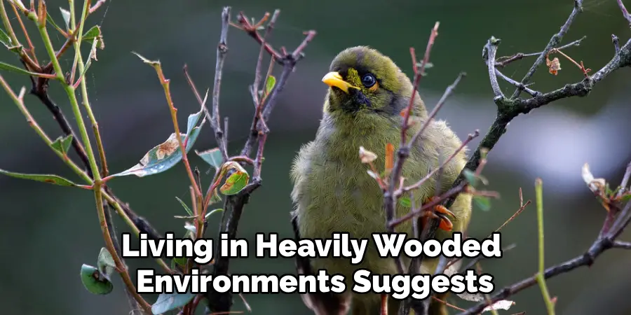Living in Heavily Wooded
Environments Suggests