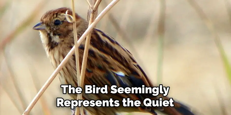 The Bird Seemingly
Represents the Quiet