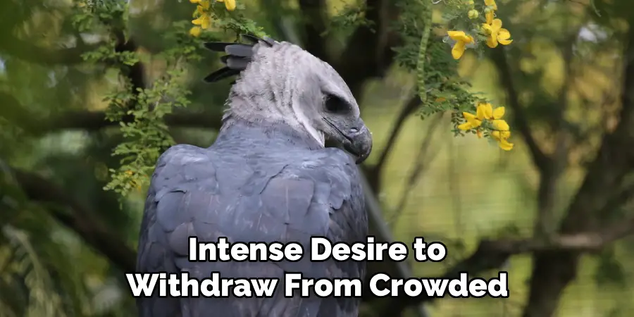 Intense Desire to
Withdraw From Crowded