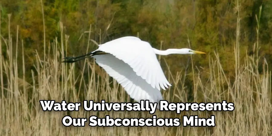 Water Universally Represents
Our Subconscious Mind