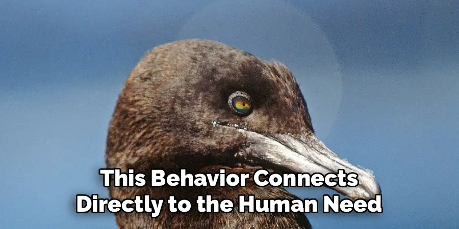 This Behavior Connects 
Directly to the Human Need 