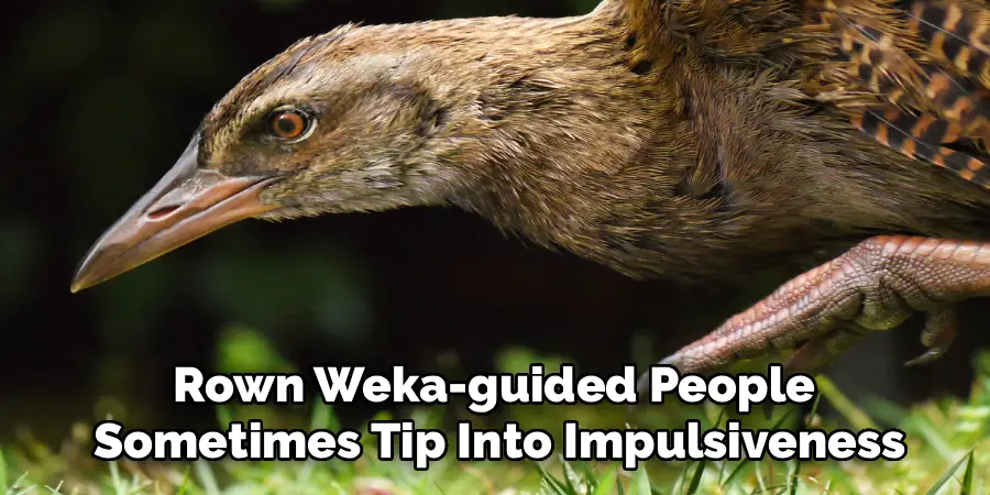 Rown Weka-guided People 
Sometimes Tip Into Impulsiveness