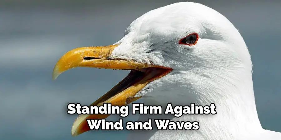 Standing Firm Against
 Wind and Waves